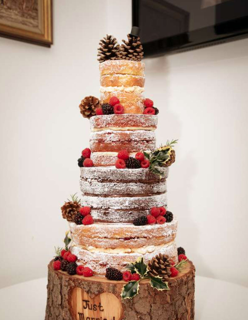multiple tiered wedding cake