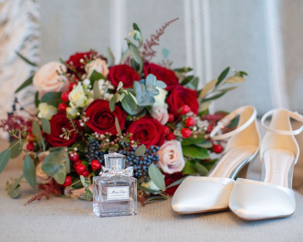 bride’s shoes and perfume bride's shoes and perfume