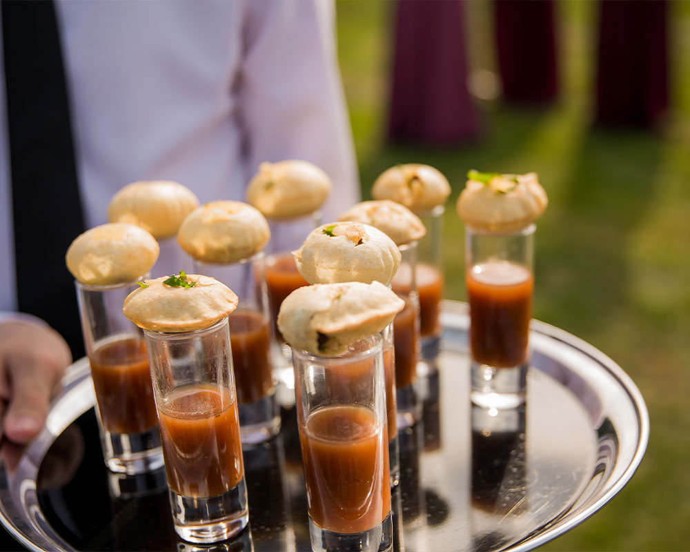 canapes at Manor Hill House