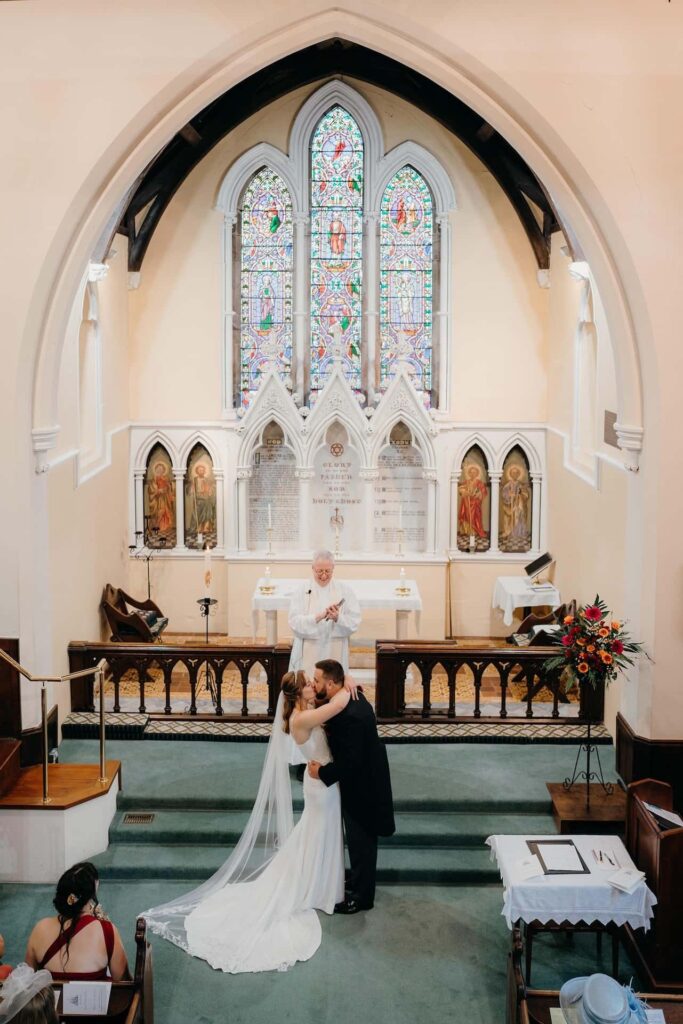 Church wedding Manor Hill House