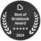 Best of Bridebook 2024 Platinum Award