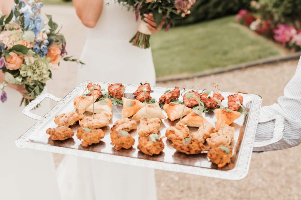 Place setting for wedding breakfast