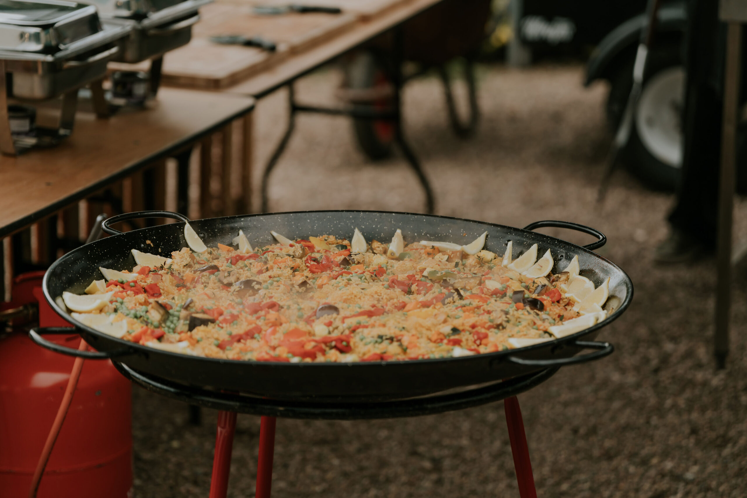 Paella wedding food