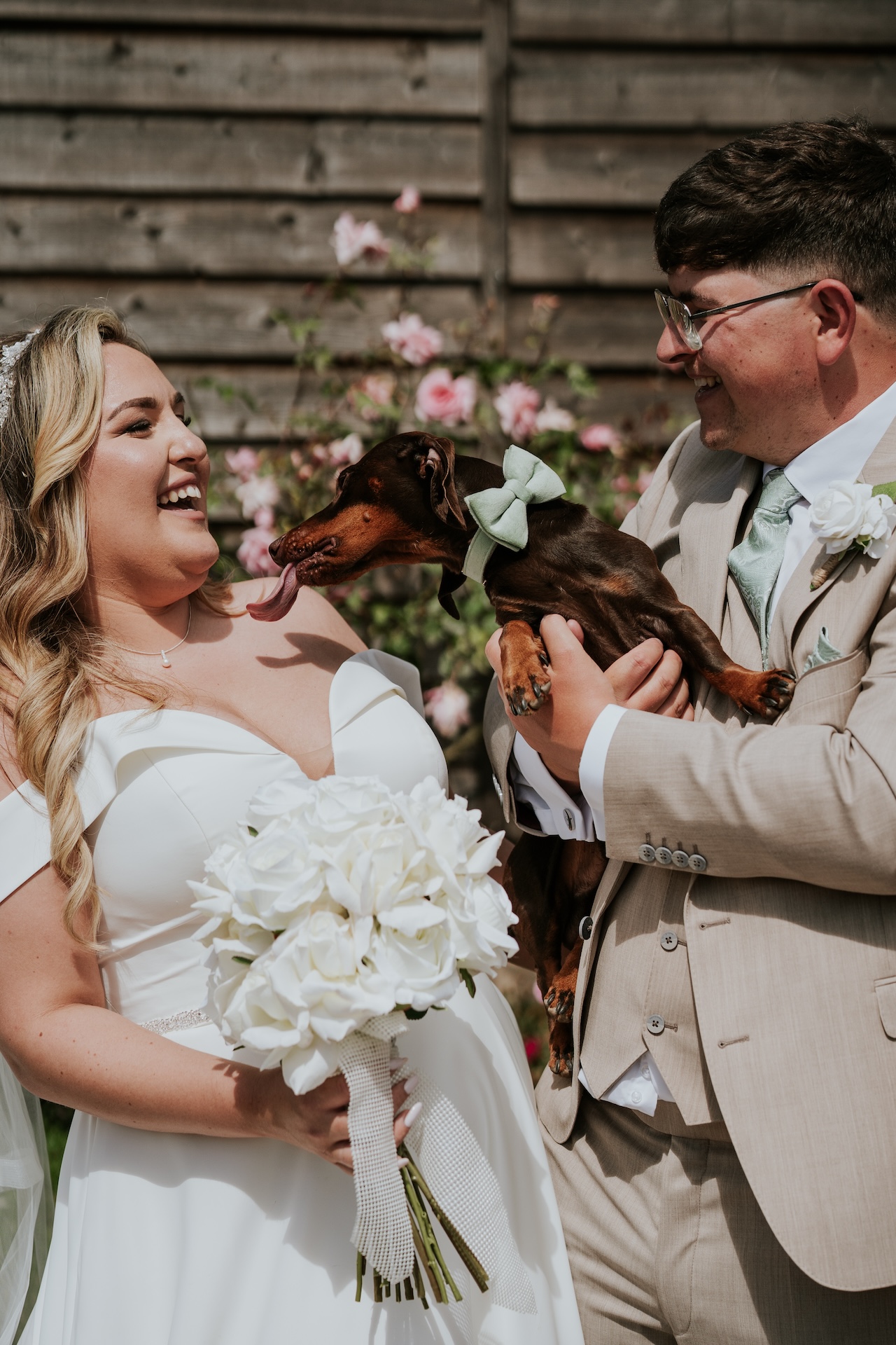 Couple and their dog