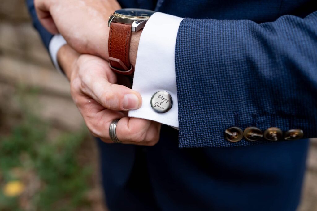 Grooms wear details