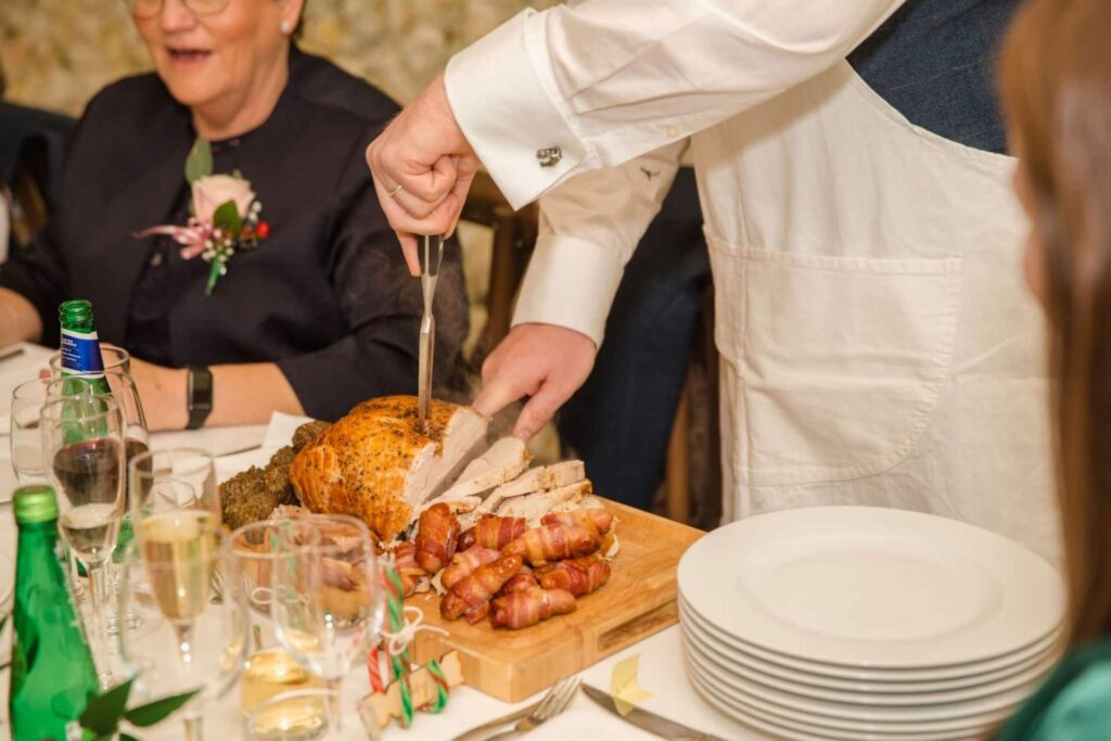 Christmas dinner at Manor Hill House