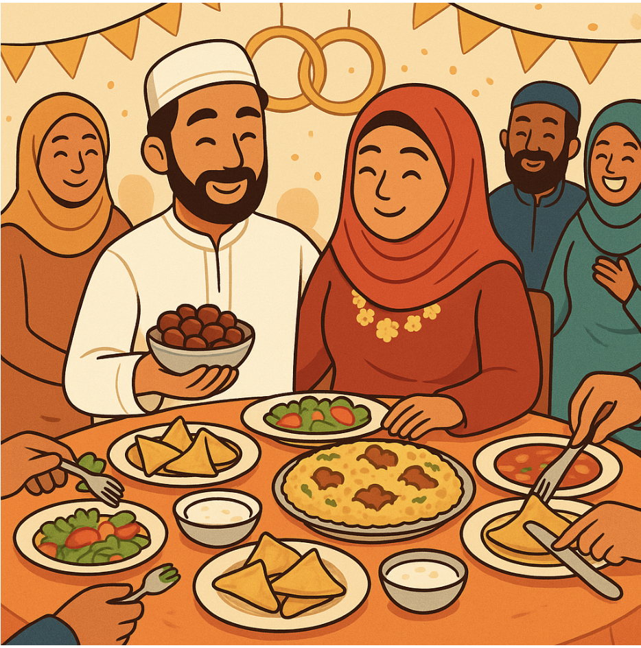Muslim Wedding Food Graphic